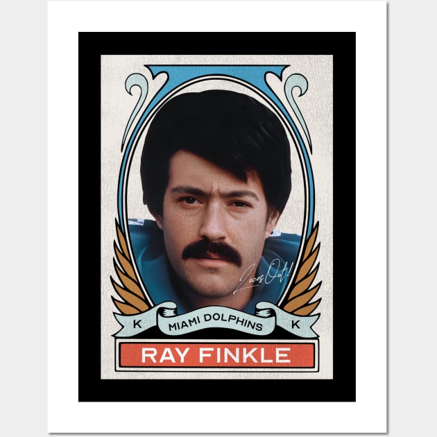 Ray Finkle Football Trading Card Wall Art by darklordpug